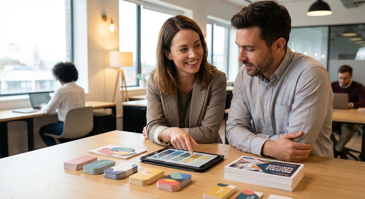 เทรนด์สี 2026: ออกแบบโลโก้และนามบัตรให้สะดุดตาลูกค้า - 2026-logo-business-card-design