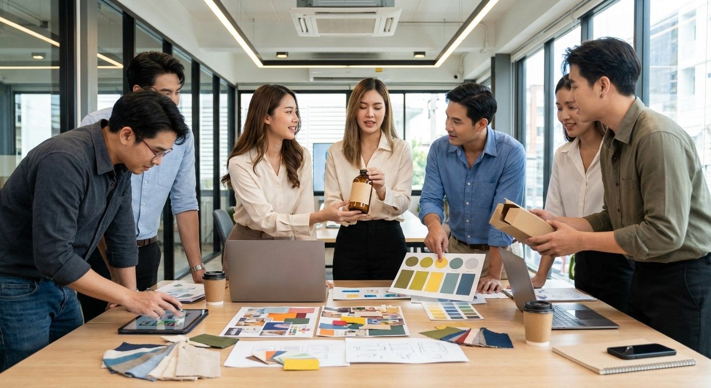 เทรนด์สีโลโก้ 2026! ออกแบบแบรนด์ SME ให้สะดุดตา - 2026-logo-color-branding-trend