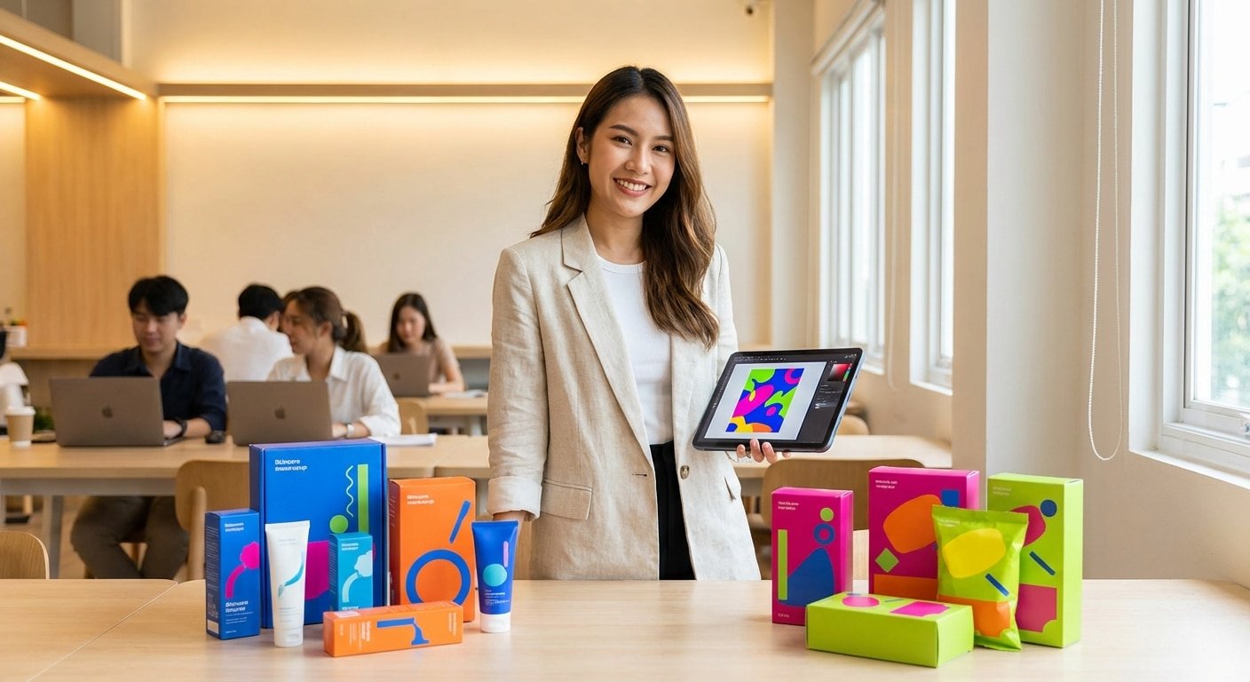 เทรนด์ออกแบบโลโก้ 2026: สีสดสะดุดตา สร้างแบรนด์ SME ให้ปัง - 2026-logo-design-sme-trend