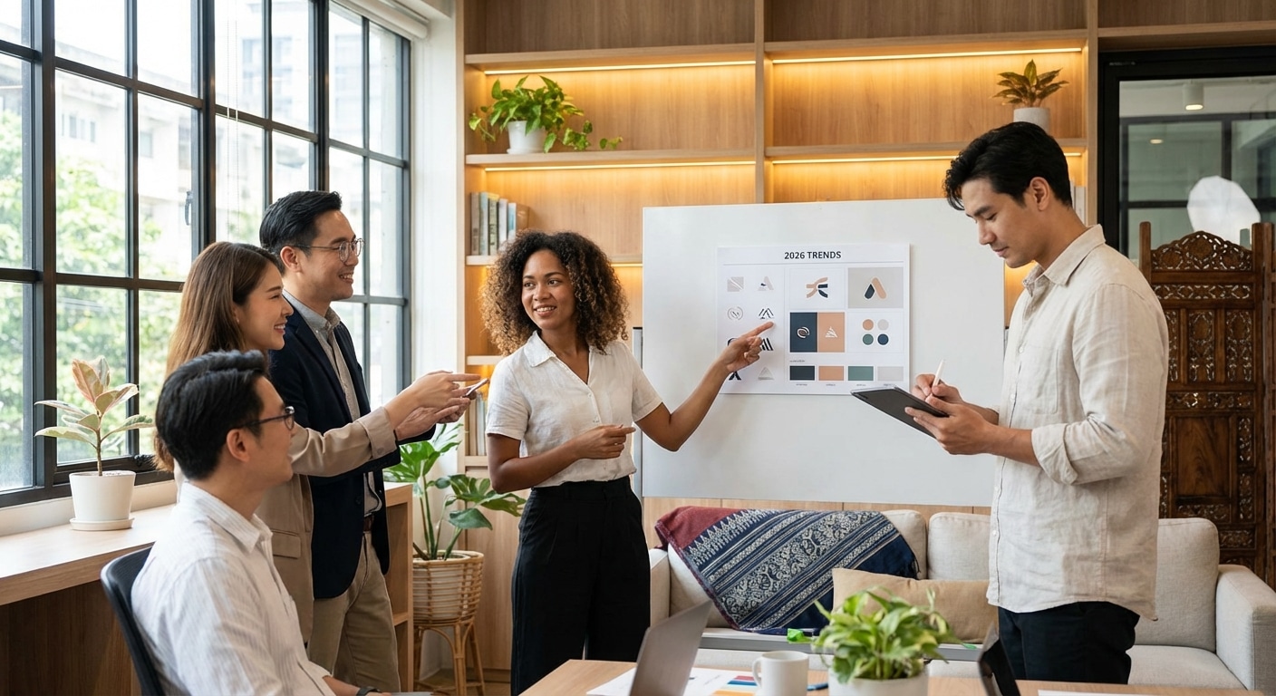 ทฤษฎีสี 2026: ออกแบบโลโก้และฉลากสินค้าอย่างไรให้ปัง! - 2026-logo-label-color-theory