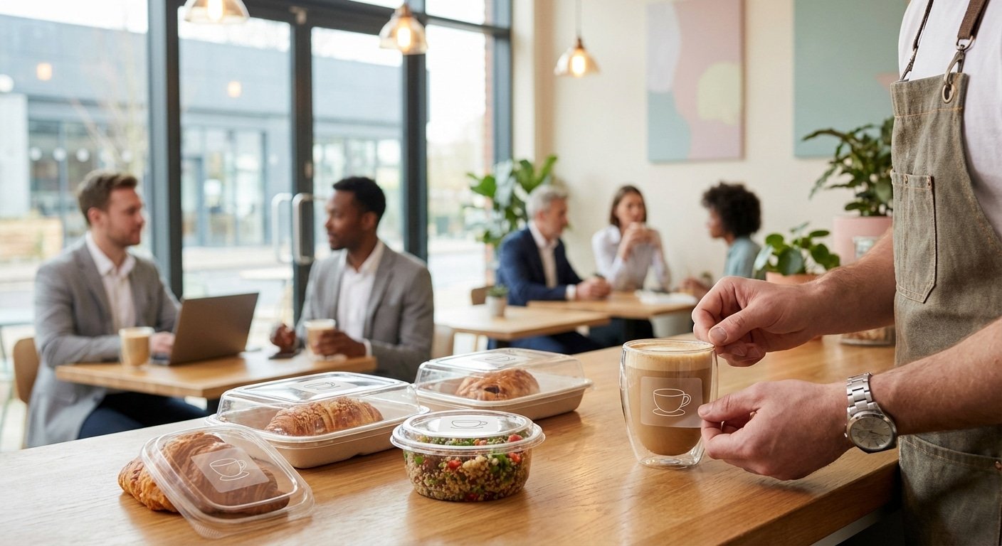 เทรนด์ 2026! สติ๊กเกอร์ใสแต่งแพคเกจจิ้งคาเฟ่สไตล์มินิมอล - 2026-minimal-clear-sticker-cafe