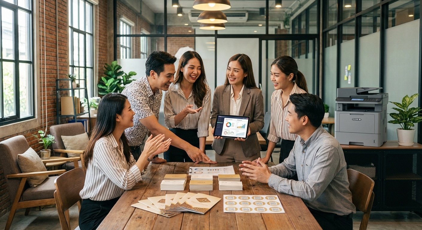 การตลาด O2O ปี 2026! ดันยอดขายออนไลน์ด้วยสื่อสิ่งพิมพ์ - 2026-o2o-marketing-print-media