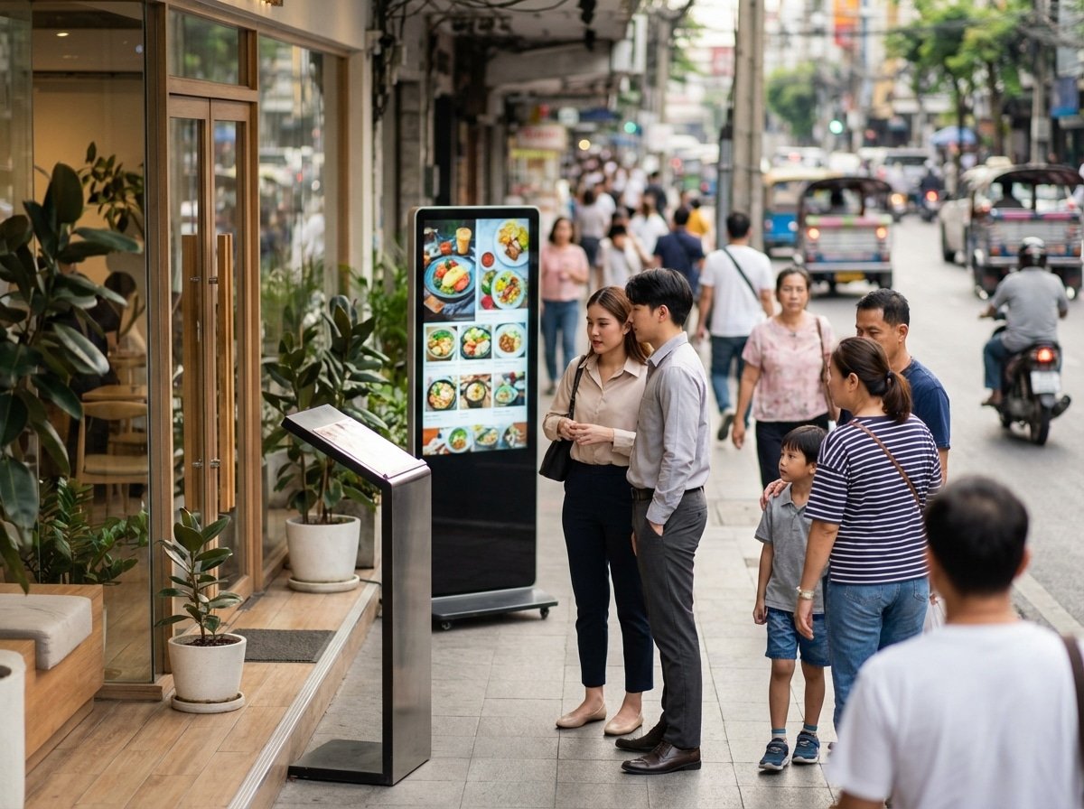 กลยุทธ์ O2O ปี 2026: ดึงลูกค้าออนไลน์ด้วยป้ายหน้าร้าน - 2026-o2o-marketing-signage-print