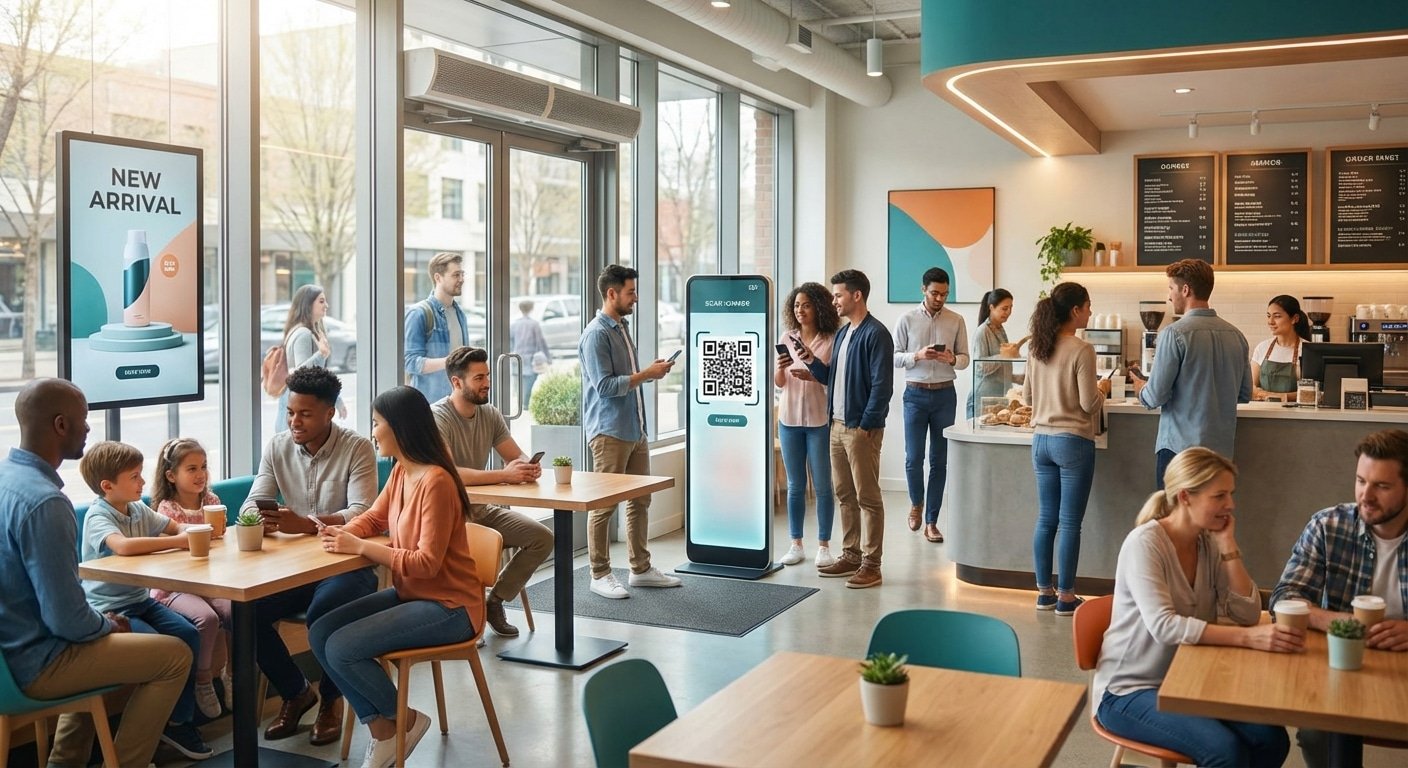 กลยุทธ์ O2O ปี 2026! ดึงลูกค้าเข้าร้านด้วยป้ายและสแตนดี้ - 2026-o2o-offline-print-marketing