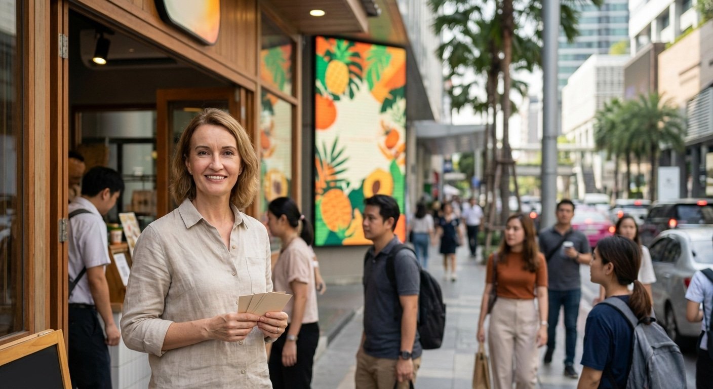 ทริคการตลาด 2026! ดึงลูกค้าเข้าร้านด้วยป้ายโฆษณาและนามบัตร - 2026-offline-marketing-print-tips