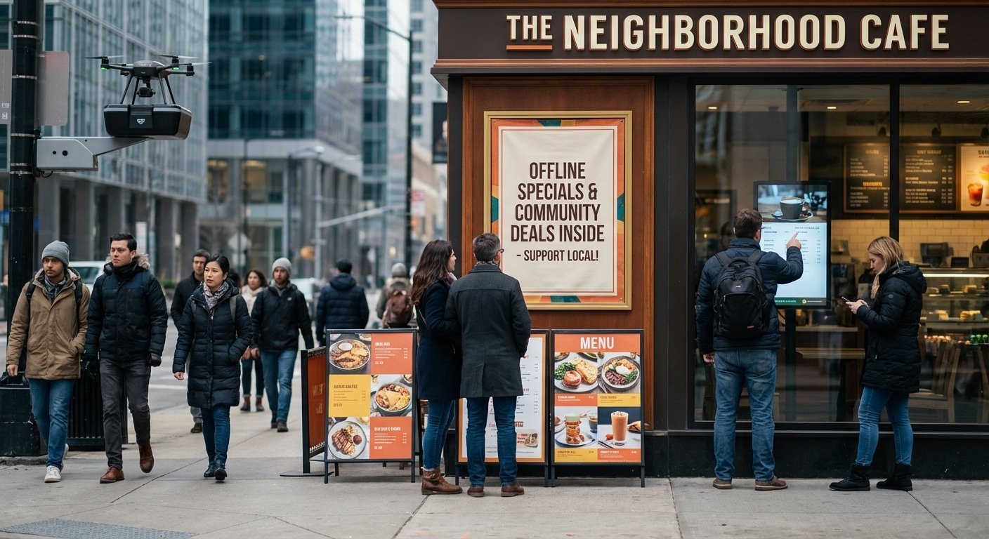 เทรนด์ 2026: ป้ายหน้าร้านและเมนูดึงลูกค้าสู้ค่าแอดแพง - 2026-offline-print-marketing
