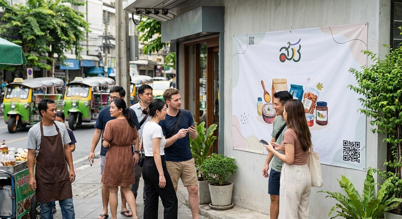 ทิศทางโฆษณา 2026! ป้ายไวนิลออฟไลน์ ผสานออนไลน์ดันยอด SME - 2026-offline-vinyl-sign-trend