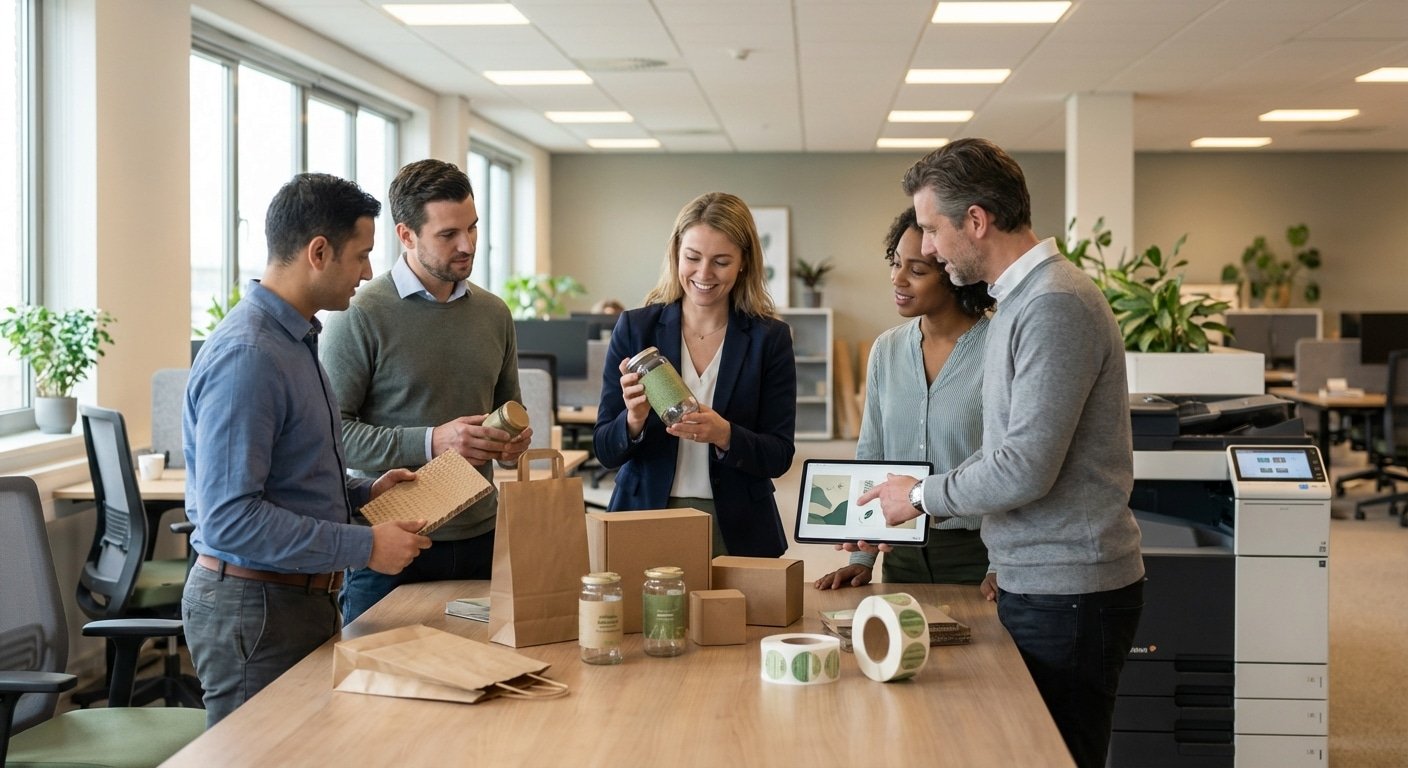 จับตาเทรนด์แพคเกจจิ้ง 2026! สติ๊กเกอร์รักษ์โลกดันยอด SME - 2026-packaging-eco-sticker-trend