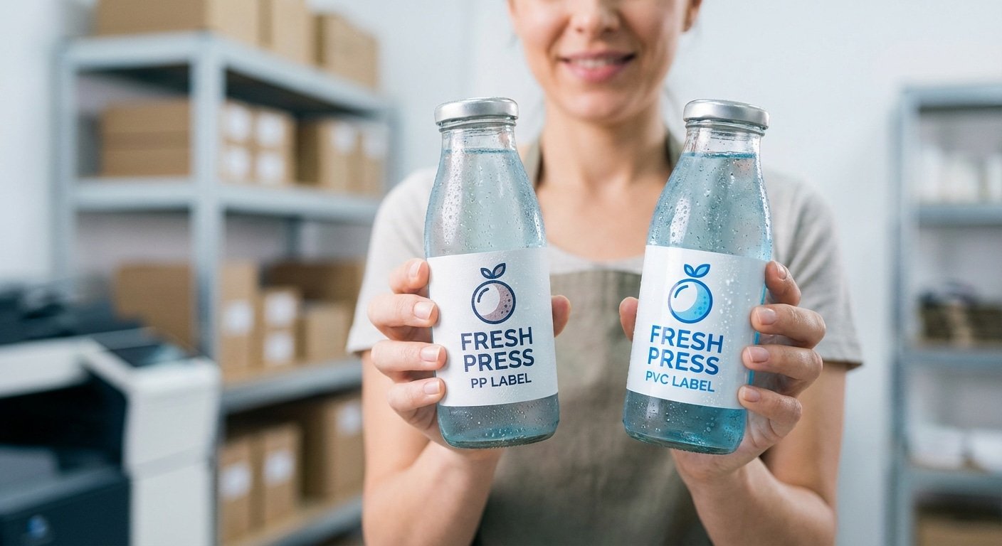 สติ๊กเกอร์ PP vs PVC ต่างกันยังไง? คู่มือฉลากสินค้า 2026 - 2026-pp-pvc-sticker-guide