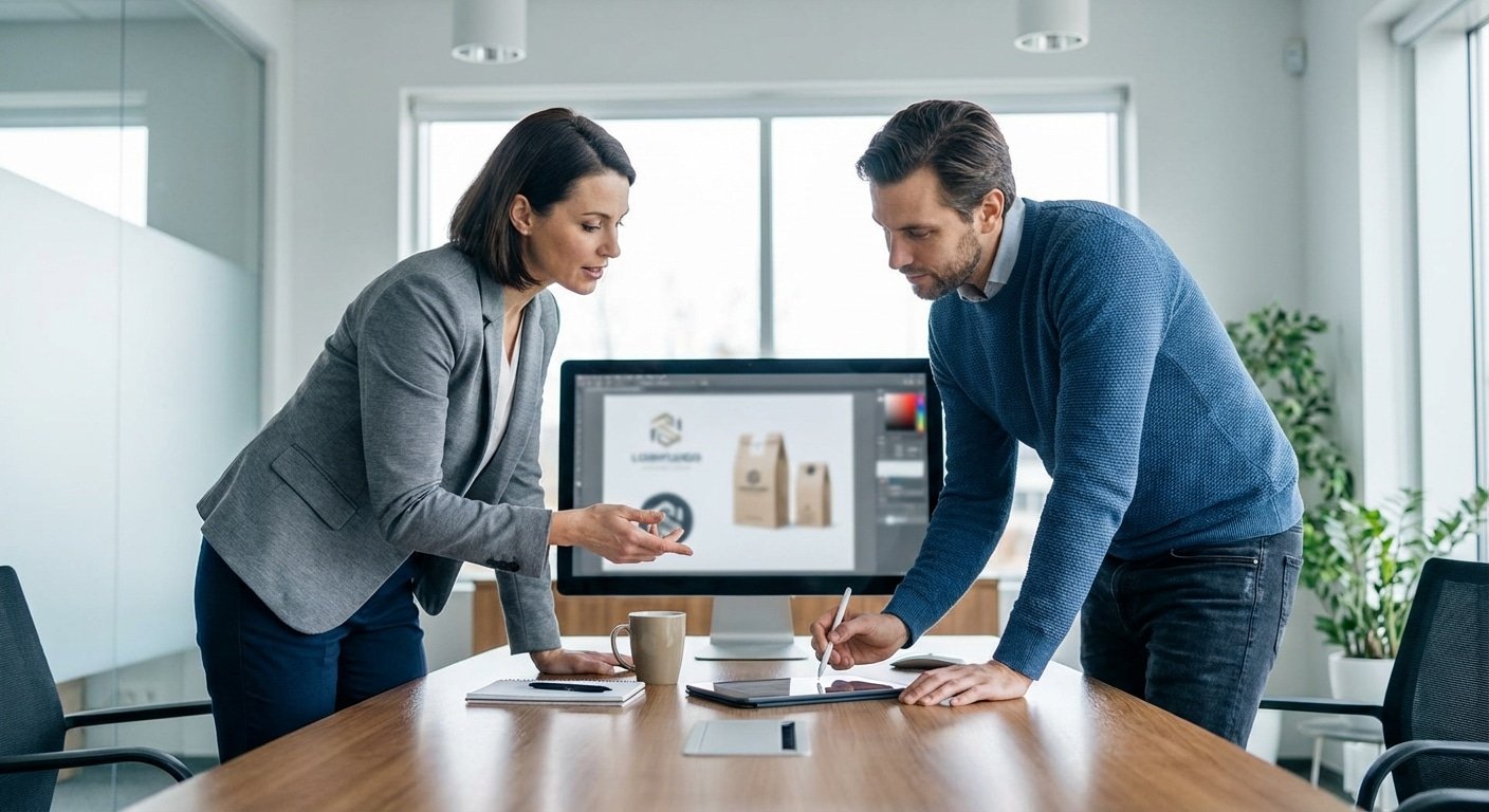 ออกแบบโลโก้และฉลากสินค้า 2026 อย่างไรให้แบรนด์ดูแพง? - 2026-premium-logo-label-design