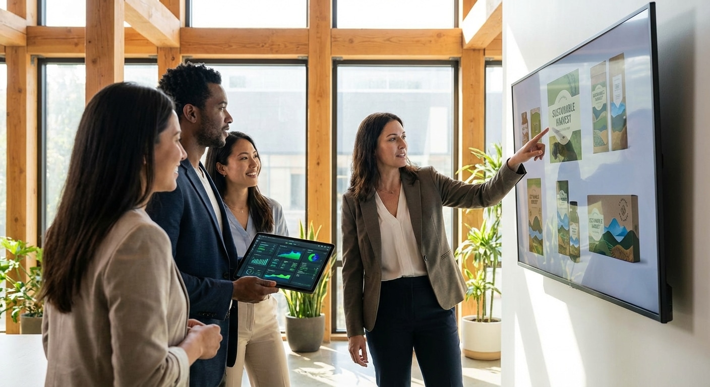 อัปเดตเทรนด์สิ่งพิมพ์ 2026: ฉลากสินค้ารักษ์โลก & AI ออกแบบ - 2026-printing-design-eco-trends