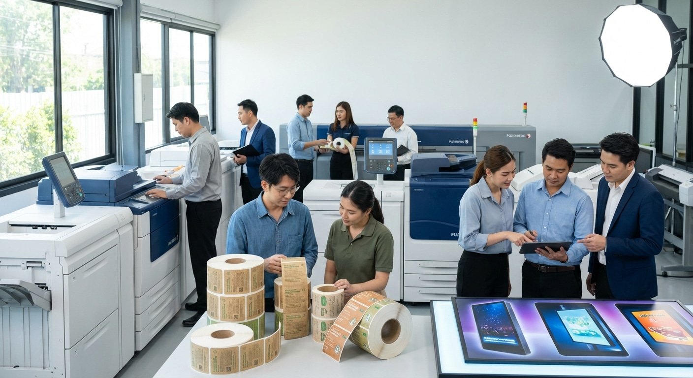 จับตาเทรนด์สิ่งพิมพ์ 2026! นวัตกรรมฉลากและป้ายโฆษณายุคใหม่ - 2026-printing-label-trend-update