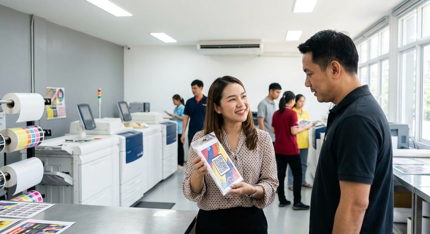 เจาะเทรนด์สิ่งพิมพ์ 2026: ดันยอดด้วยฉลากสินค้า AR และ QR - 2026-smart-label-printing-trend