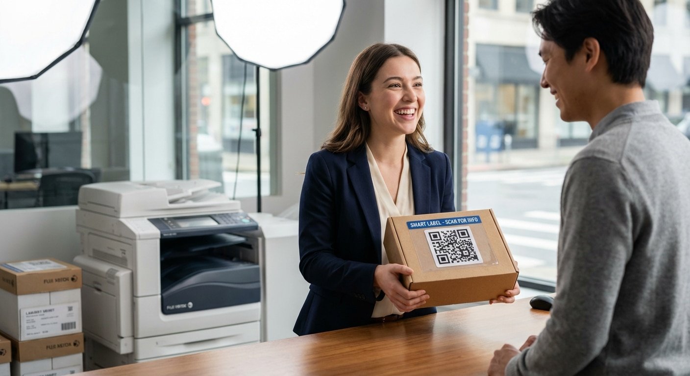 เทรนด์ฉลากปลายปี 2026! นวัตกรรมสติ๊กเกอร์ QR มัดใจลูกค้า - 2026-smart-label-printing-trend