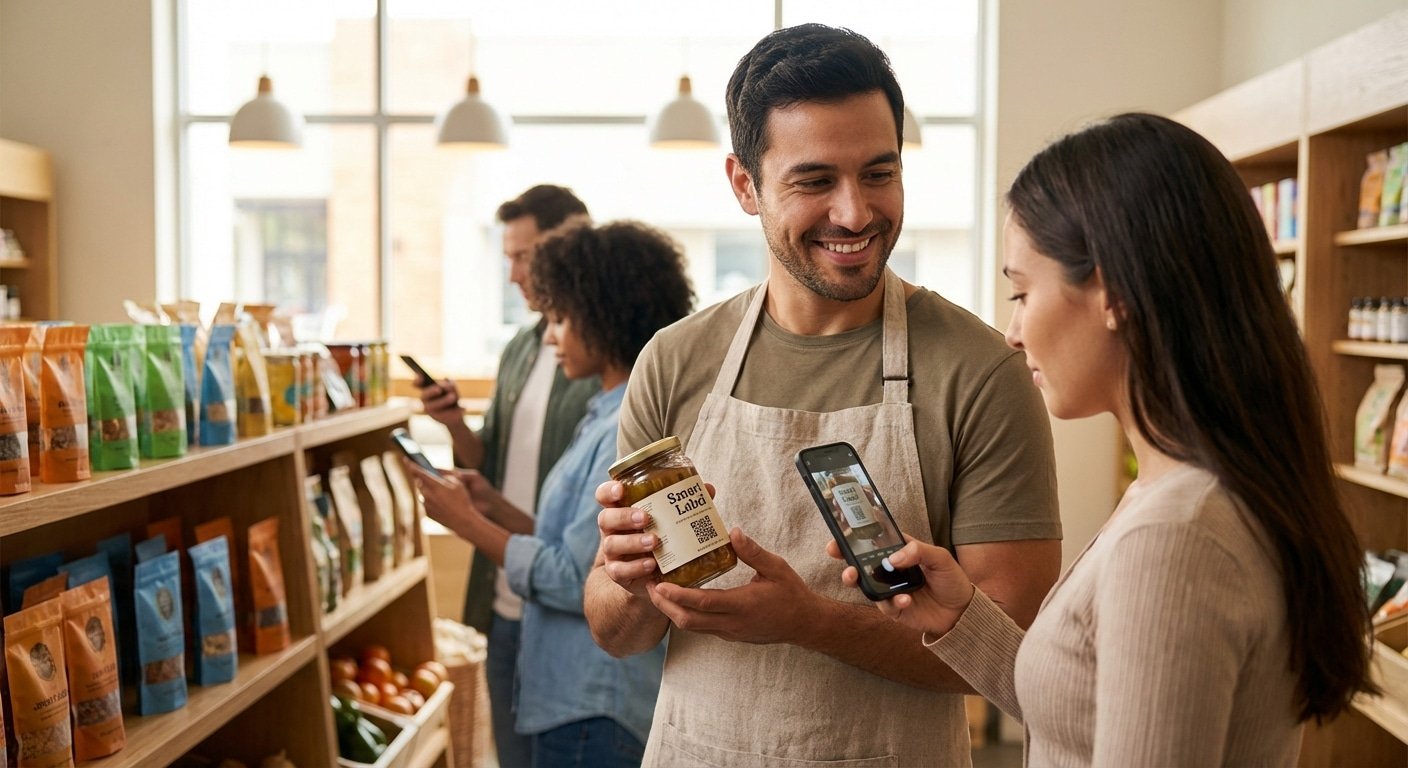 เทรนด์ 2026! ฉลากสินค้าฝัง QR โค้ด เชื่อมลูกค้าสู่ออนไลน์ - 2026-smart-label-qr-trend