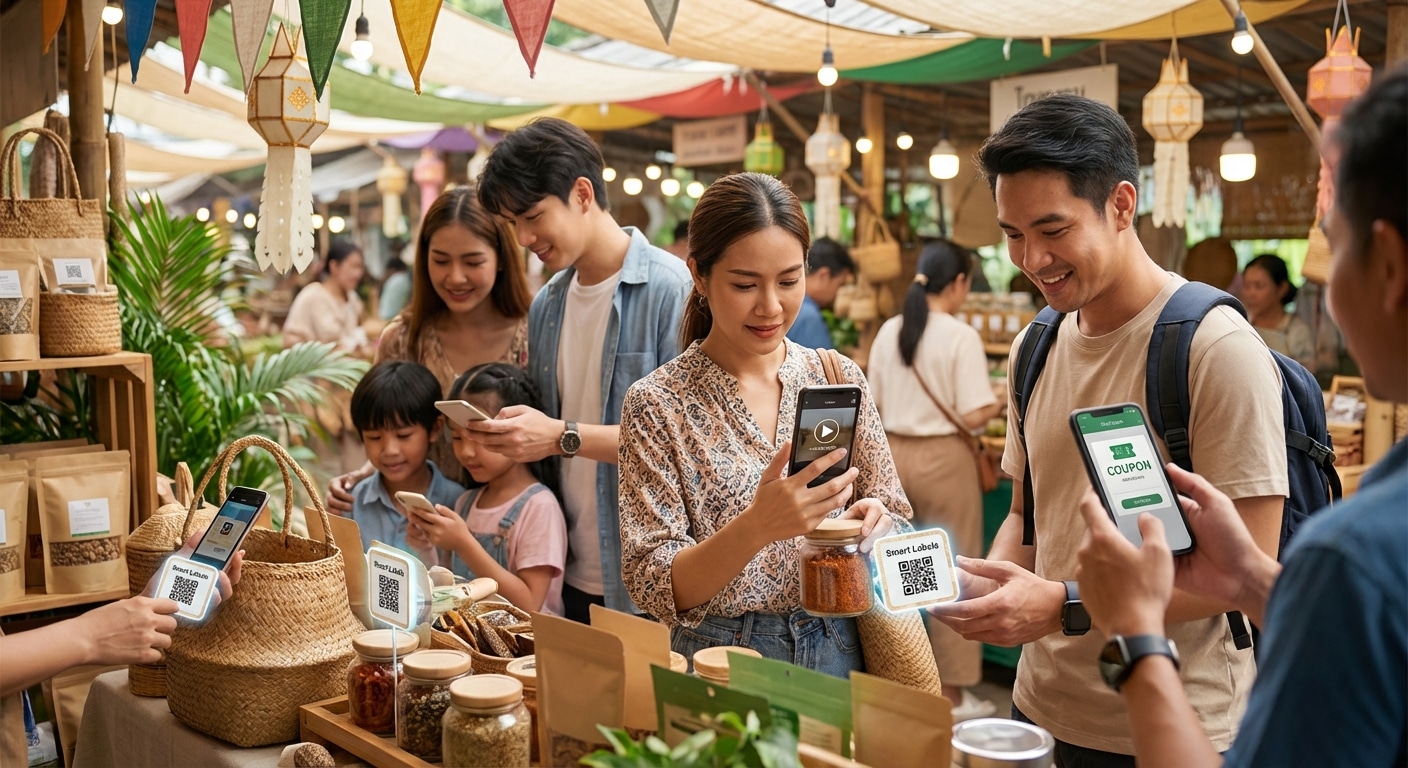 เทรนด์ฉลาก 2026: Smart Label สแกนปุ๊บรู้ใจ ดันยอด SME - 2026-smart-label-sme-trend
