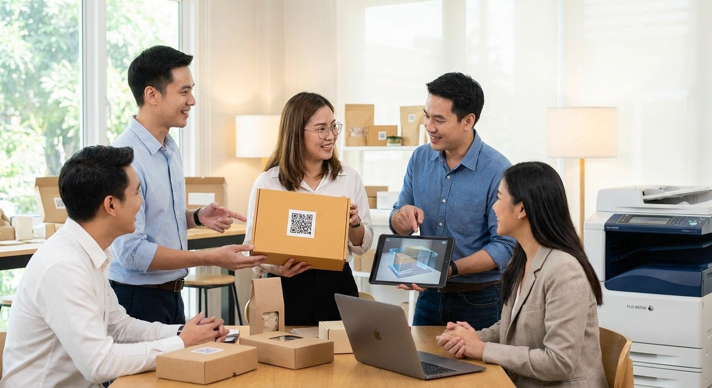 เจาะเทรนด์ Smart Packaging 2026! พิมพ์ฉลากเพิ่มยอดขาย SME - 2026-smart-packaging-label-trend