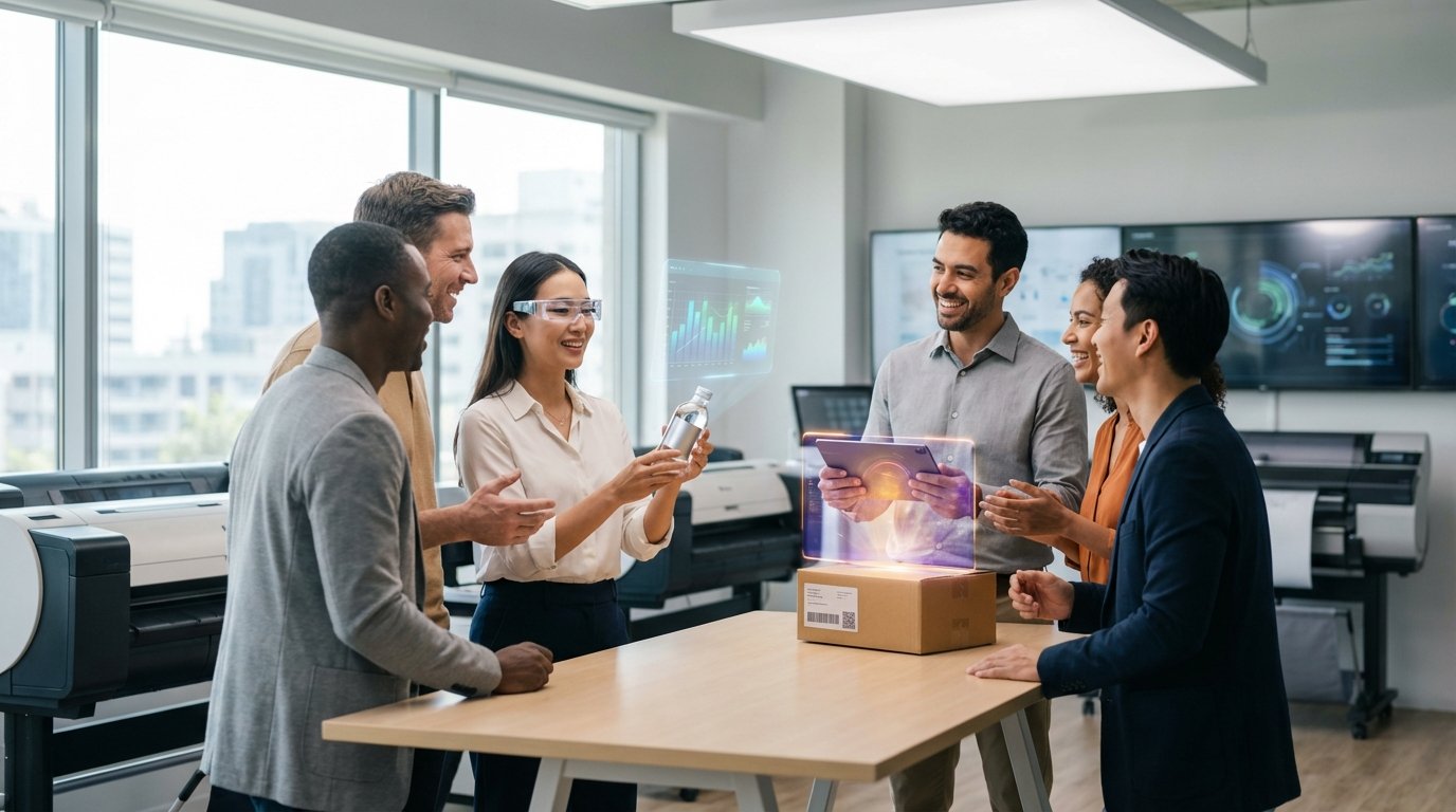 เทรนด์สิ่งพิมพ์ 2026: นวัตกรรม Smart Packaging มาแรง! - 2026-smart-packaging-print-trend