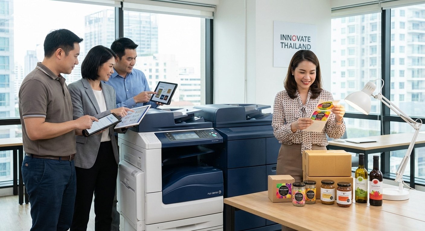 เทคโนโลยีพิมพ์ 2026! ยกระดับฉลาก SME ให้พรีเมียม - 2026-sme-premium-label-printing