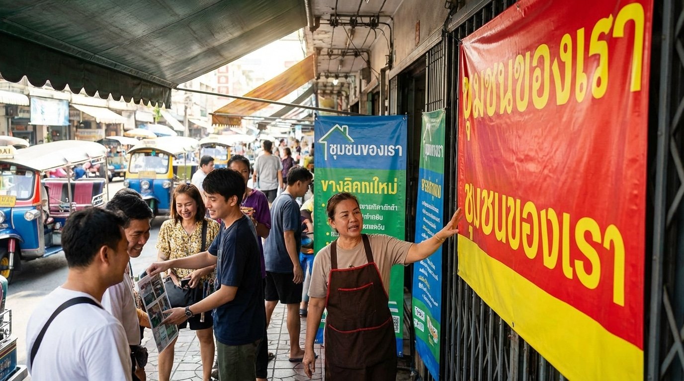 เทรนด์โฆษณา 2026! ทำไม SME ไทยกลับมาทุ่มงบทำป้ายไวนิล - 2026-sme-vinyl-sign-trends