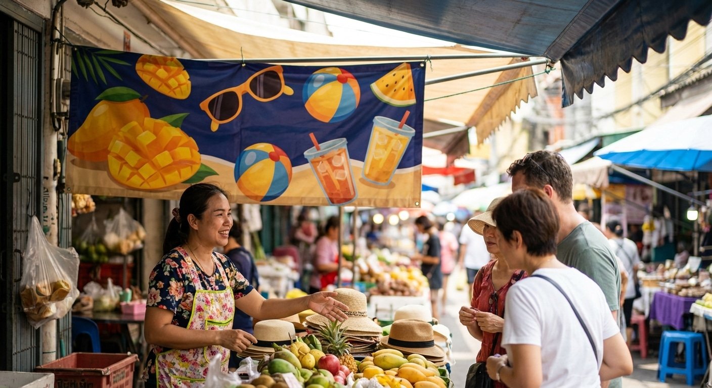 เคล็ดลับทำป้ายไวนิลรับซัมเมอร์ 2026 สีสดทนแดด เรียกลูกค้า! - 2026-summer-vinyl-sign-tips