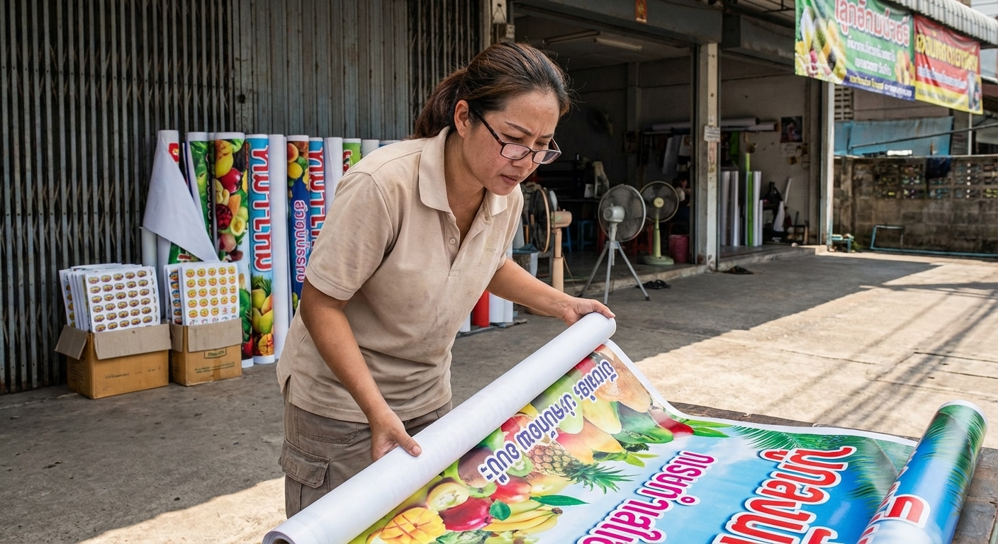 ทริคดูแลป้ายไวนิลและสติ๊กเกอร์ สู้แดดซัมเมอร์ 2026 - 2026-summer-vinyl-sticker-maintenance