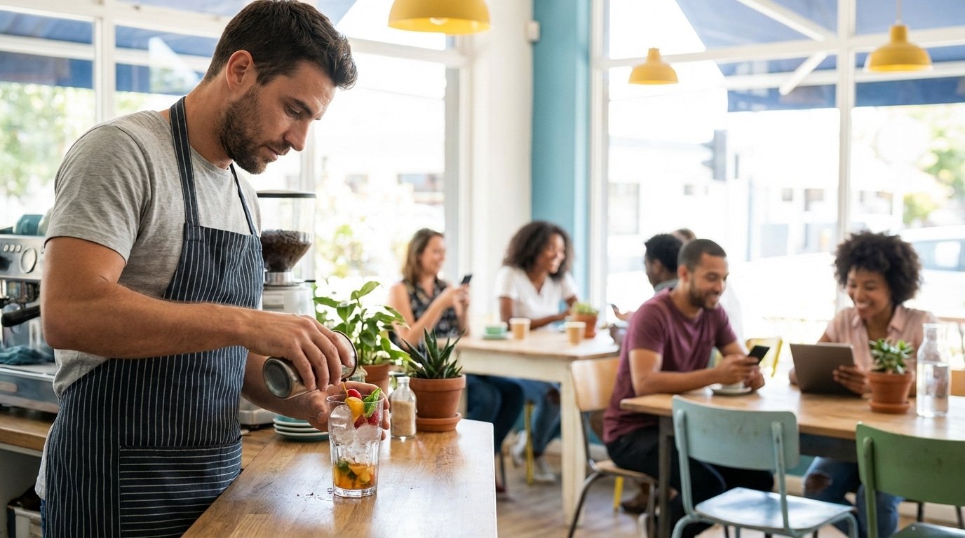 รับลมร้อน 2026! สติ๊กเกอร์ฉลากกันน้ำ ไอเทมเด็ดร้านคาเฟ่ - 2026-summer-waterproof-sticker-cafe