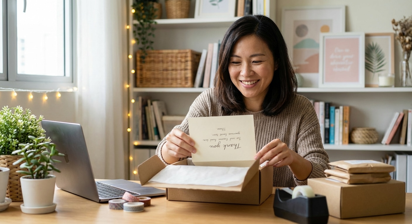 เคล็ดลับ 2026! ทำ 'การ์ดขอบคุณ' มัดใจลูกค้า ดันยอดขายซ้ำ - 2026-thank-you-card-marketing