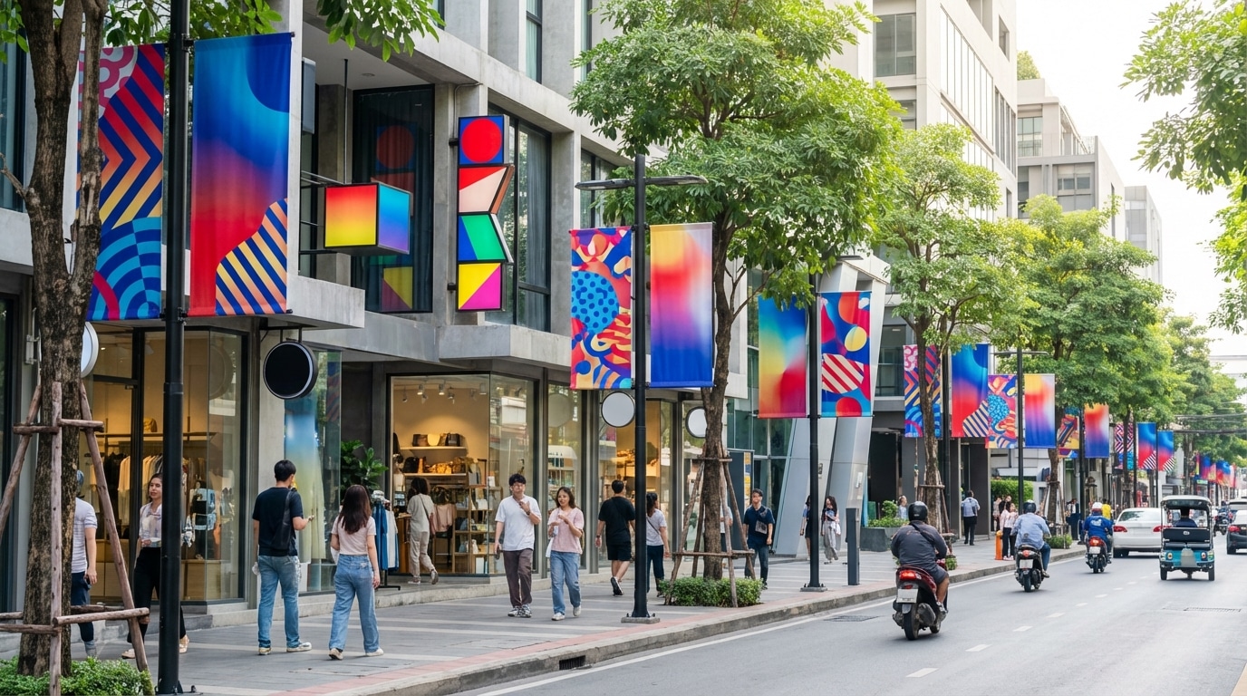 ป้ายไวนิลเรียกลูกค้า! เทคนิคดึงคนเข้าร้านฉบับ SME 2026 - 2026-vinyl-signage-marketing-tips