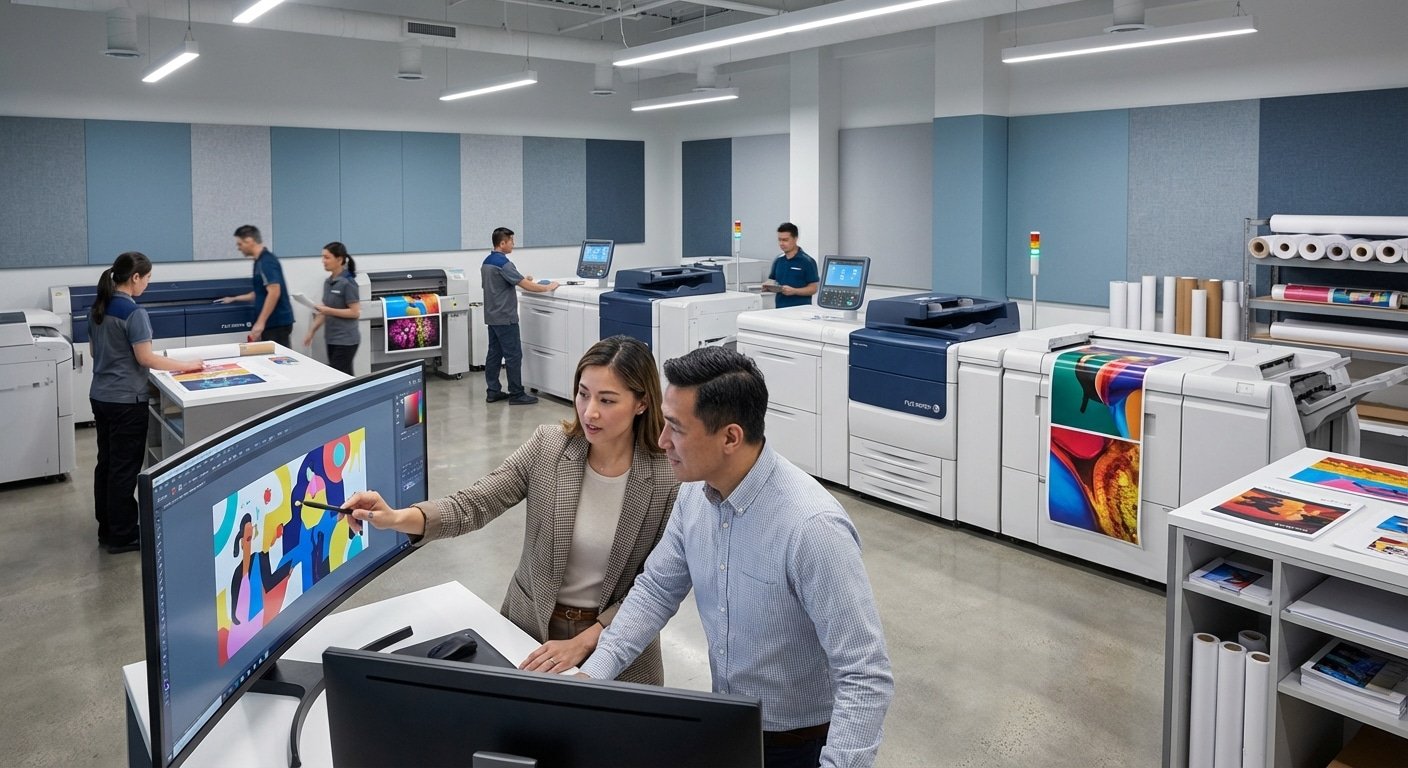 AI ปฏิวัติวงการพิมพ์! เทรนด์ทำป้ายโฆษณาปี 2026 - ai-billboard-printing-trends-2026