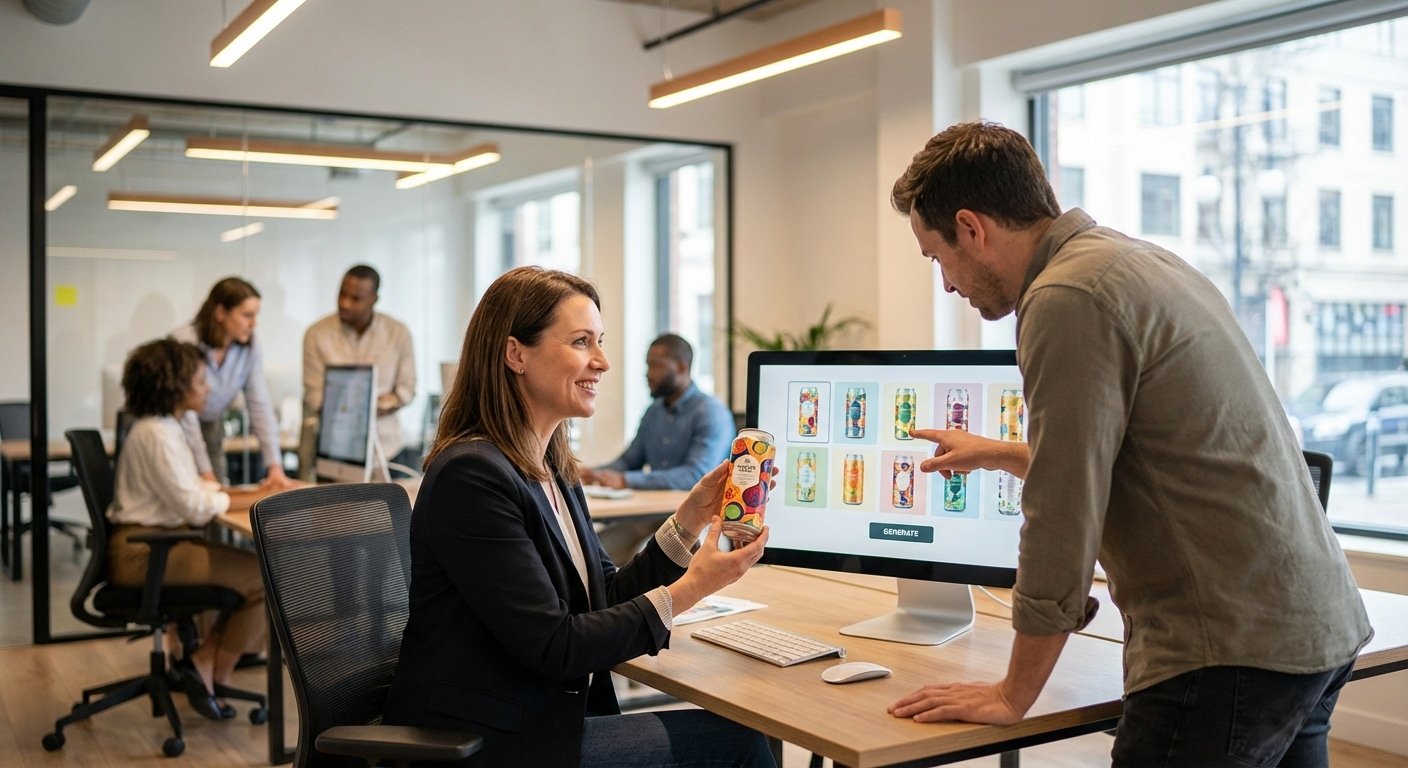 เทรนด์สิ่งพิมพ์ 2026: AI ช่วยออกแบบแพ็กเกจจิ้งดันยอด SME - ai-packaging-design-trend-2026