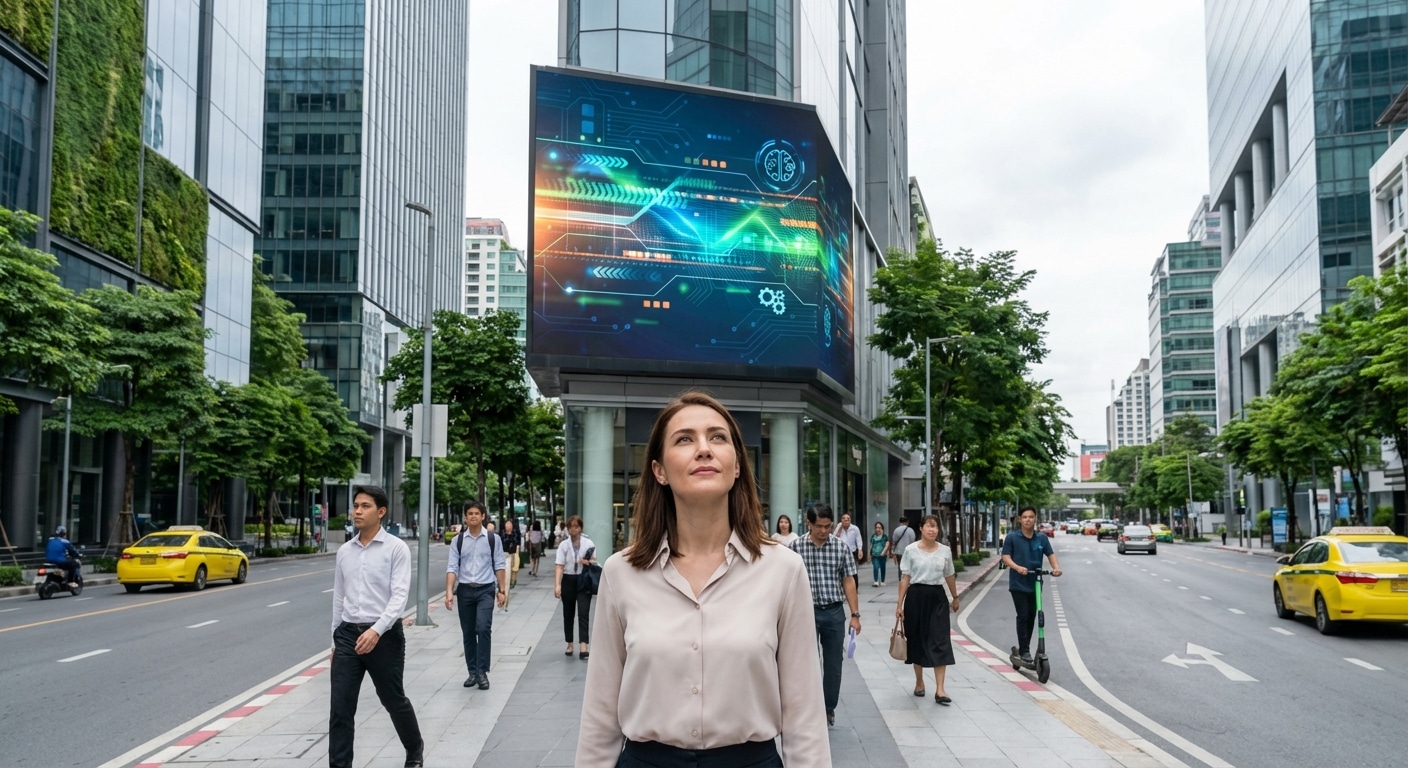 เทรนด์สิ่งพิมพ์ 2026! AI ปฏิวัติการออกแบบป้ายโฆษณา - ai-print-design-trend-2026