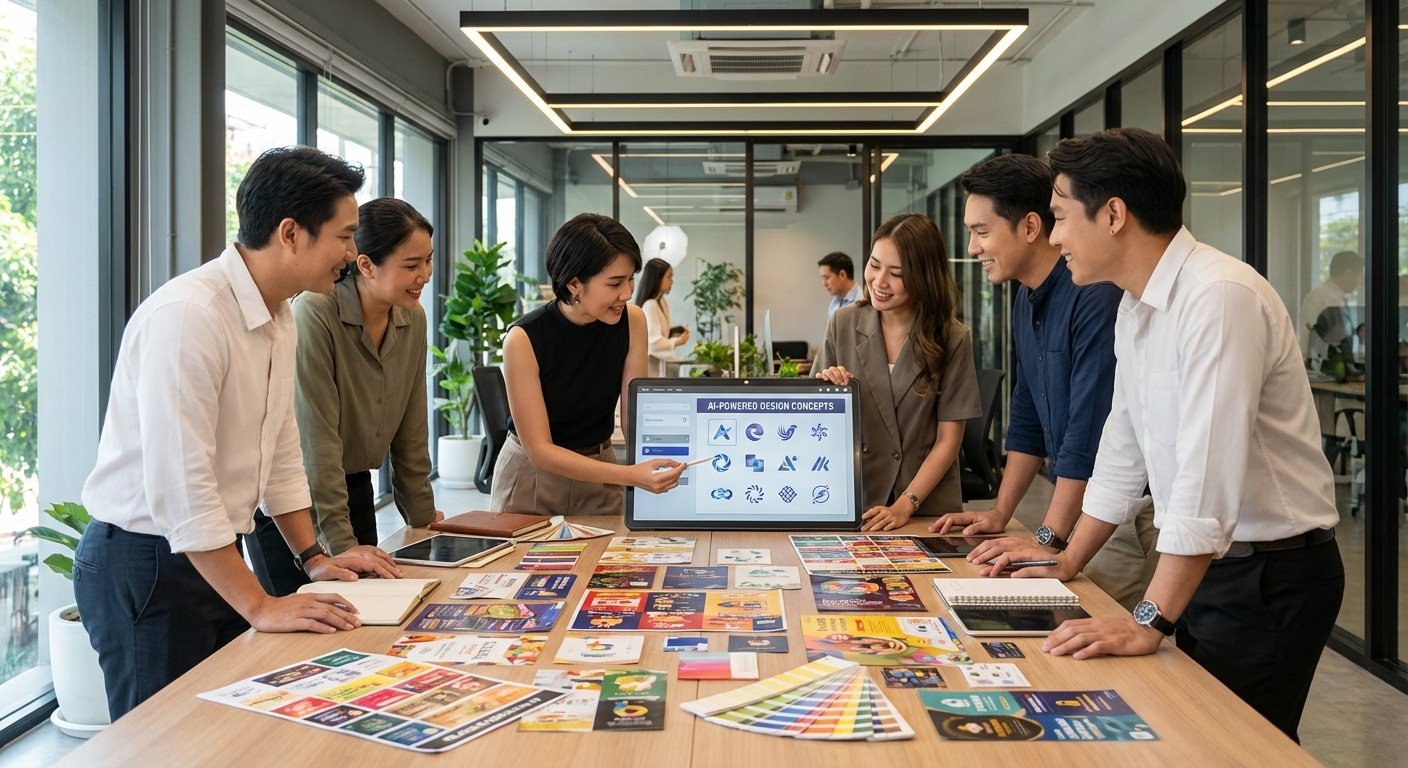 เทรนด์ 2026! สื่อสิ่งพิมพ์ผสาน AI พลิกโฉมแบรนด์ SME ไทย - ai-printing-trend-sme-2026