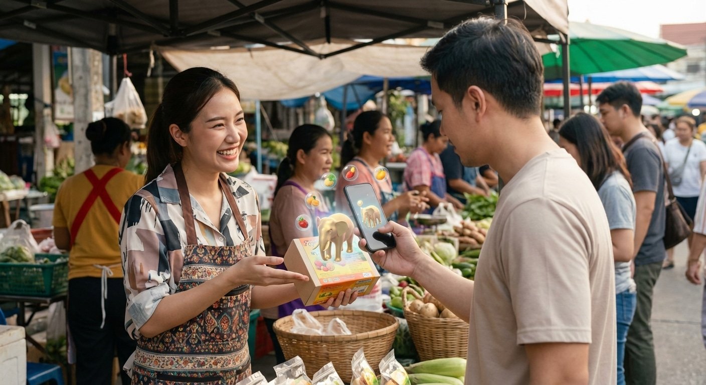 เทรนด์ 2026: นวัตกรรมฉลาก AR สแกน 3D เพิ่มยอดขายให้ SME - ar-label-trend-sme-2026