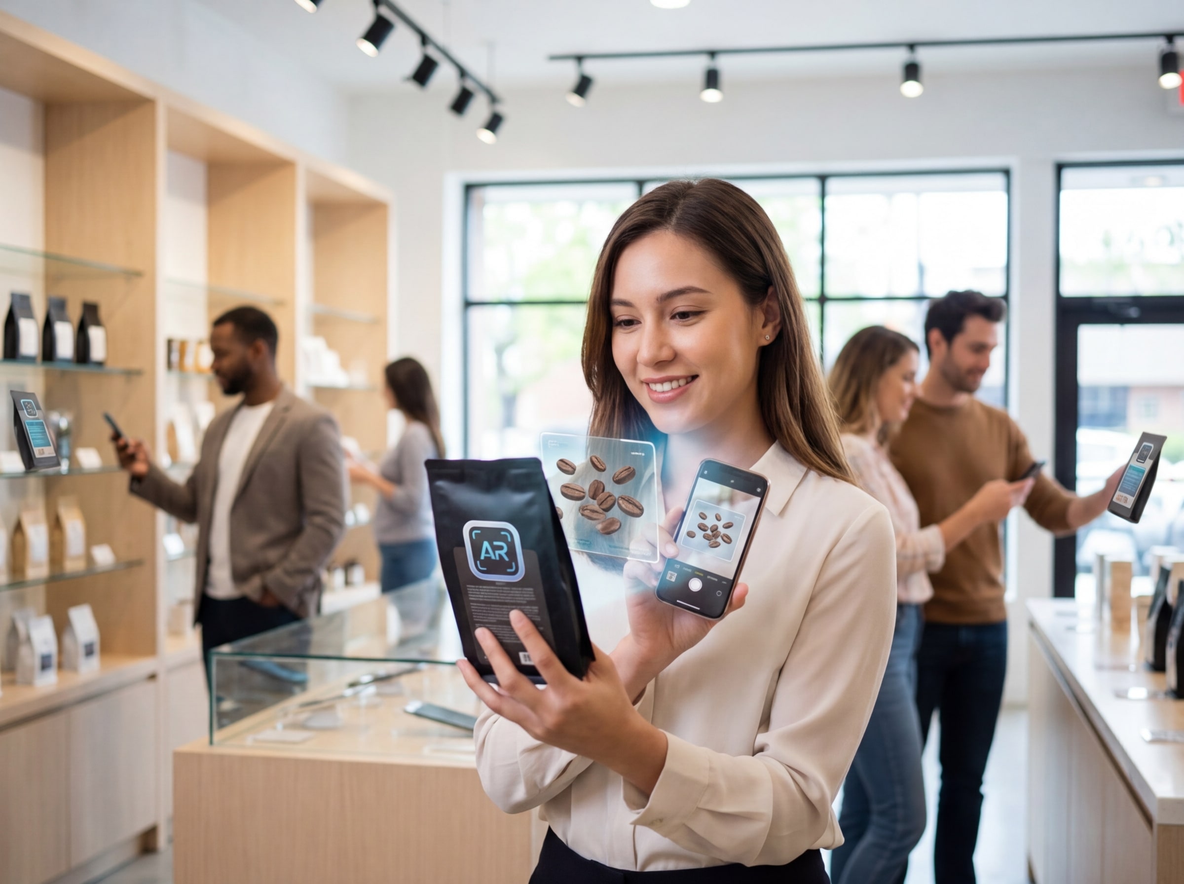 เทรนด์สิ่งพิมพ์ 2026! ฉลากสินค้า AR สร้างยอดขายทะลุจอ - ar-smart-label-trend-2026