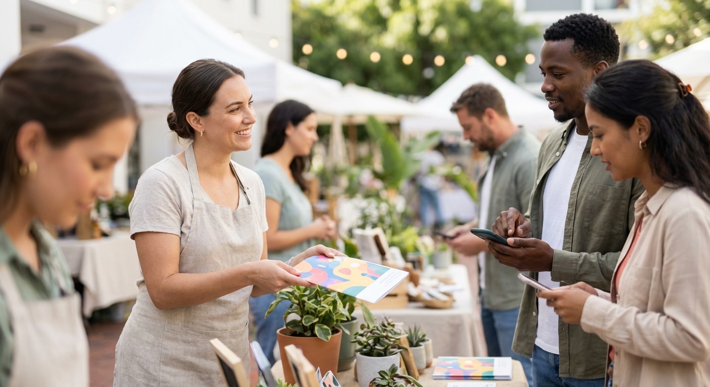 พิมพ์โบรชัวร์แจกหน้าร้านยังไงให้คนทักแชท? ทริคการตลาด 2026 - brochure-marketing-tips-2026