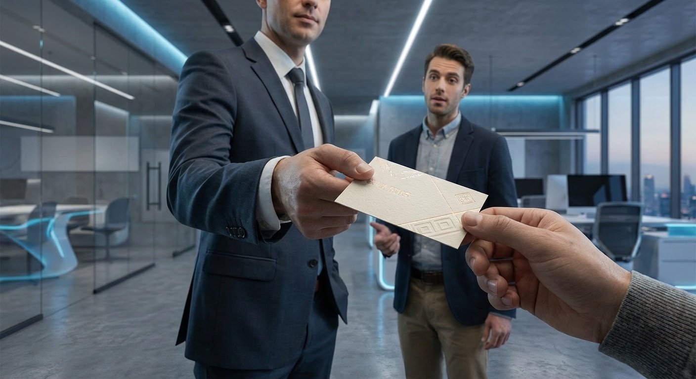 ออกแบบ 'นามบัตร' ยุค 2026 ยังไงให้ลูกค้าเก็บ ไม่ทิ้งลงถัง! - business-card-design-2026