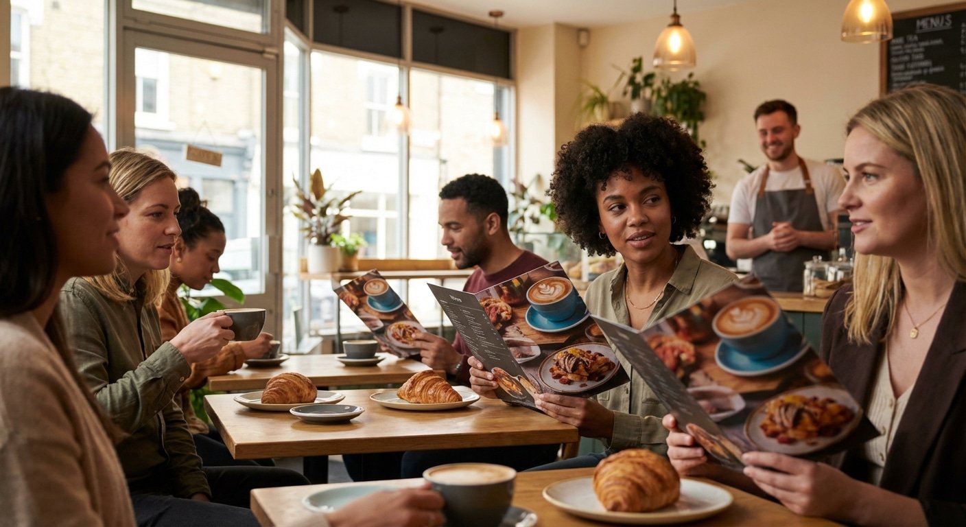 เคล็ดลับออกแบบเมนูร้านคาเฟ่ ดึงดูดสายตา อัปยอดขายพุ่ง - cafe-menu-design-tips