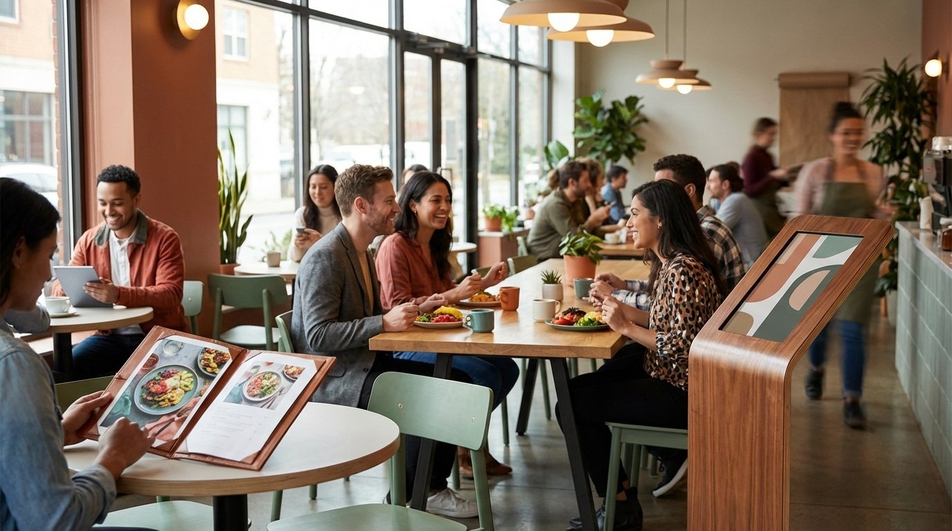 เทคนิคออกแบบเมนูและป้ายสแตนดี้คาเฟ่ 2026 ดึงดูดลูกค้า - cafe-menu-standee-design-tips