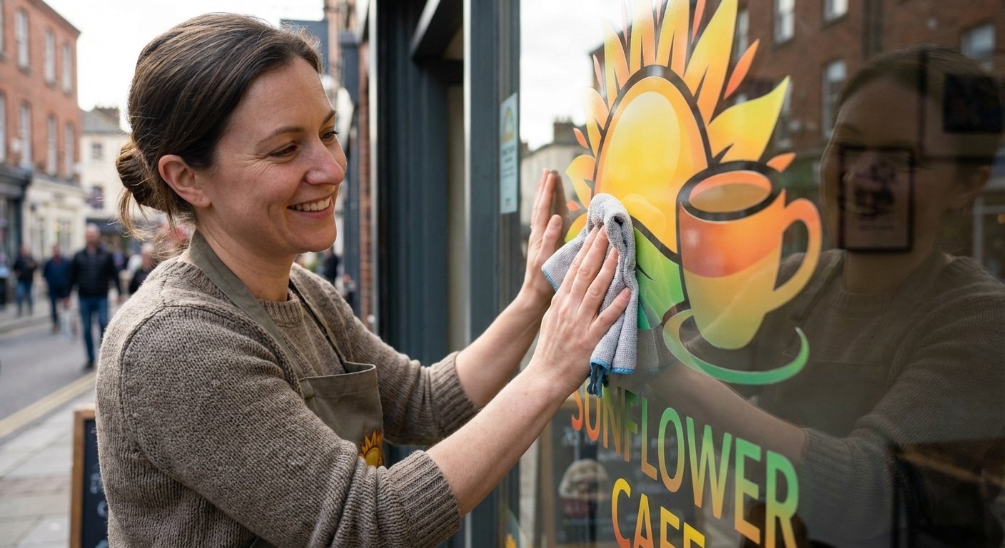 วิธีดูแลป้ายไวนิลและสติ๊กเกอร์หน้าร้านให้สีสดทนนาน - care-vinyl-sticker-sign-tips