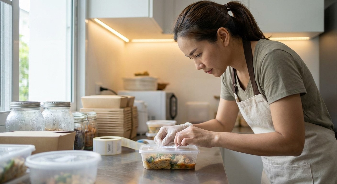 เคล็ดลับ SME เลือกสติ๊กเกอร์ติดกล่องอาหารให้ทนน้ำและแช่เย็น - choose-food-packaging-sticker