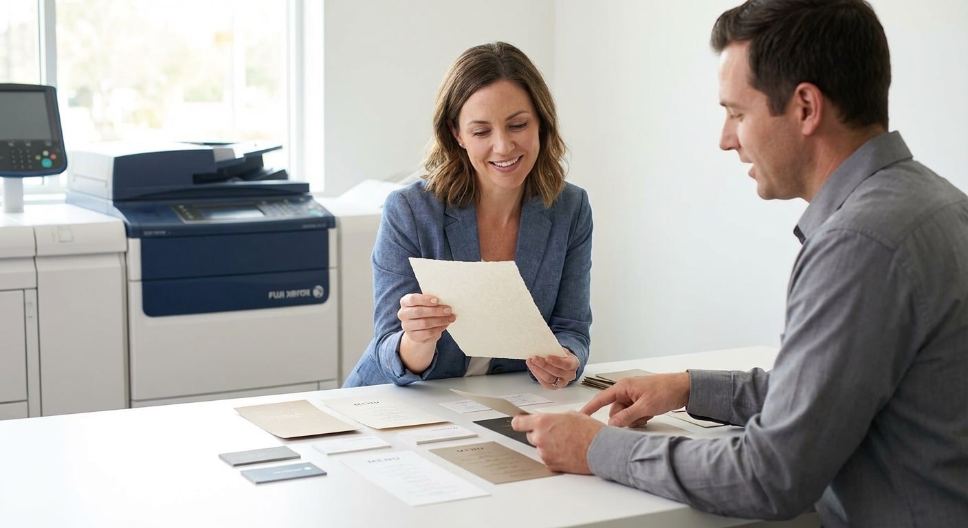 เคล็ดลับเลือกกระดาษนามบัตรและเมนู อัปเกรดร้านให้ดูโปร - choose-paper-business-card-menu