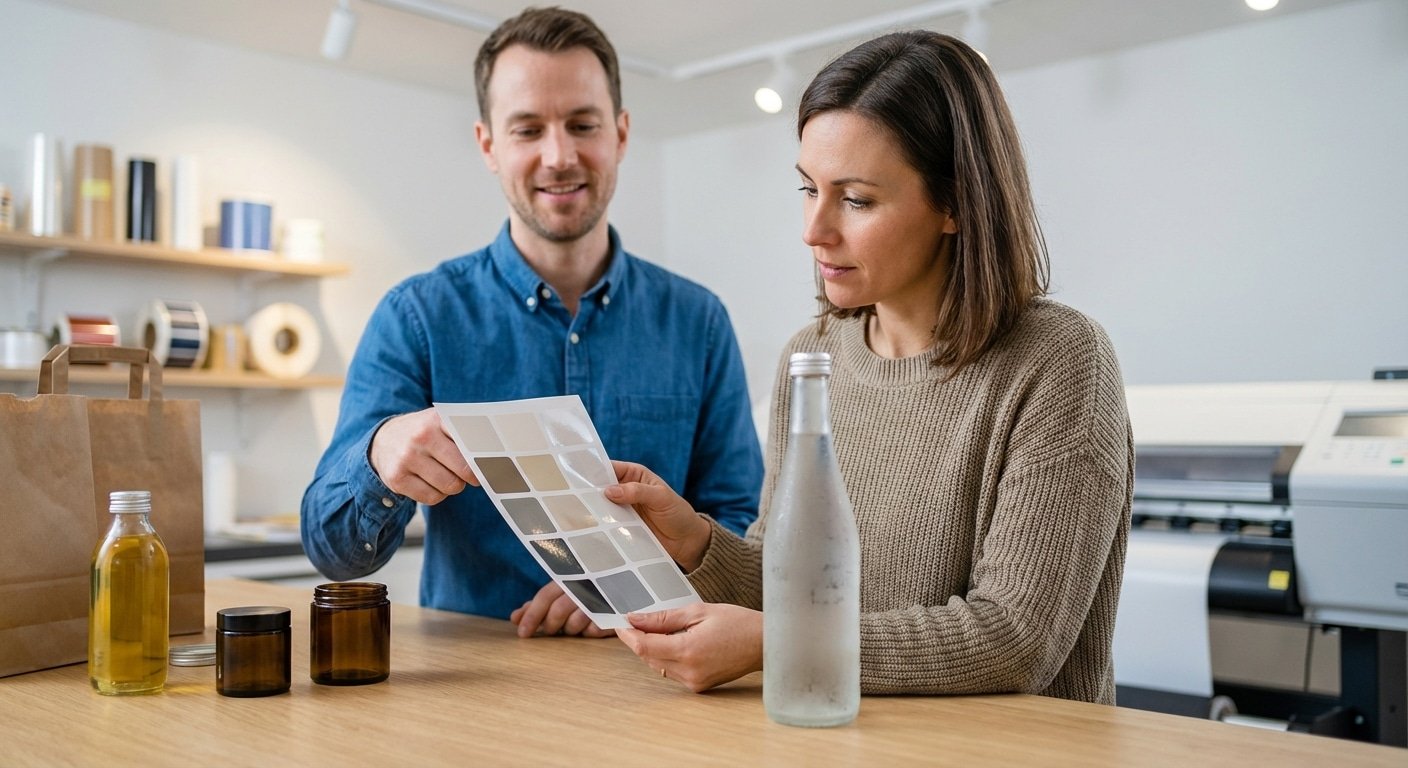 เลือกสติ๊กเกอร์ฉลากสินค้าแบบไหน ให้ติดทน ไม่ลอกร่อน? - choose-right-product-sticker