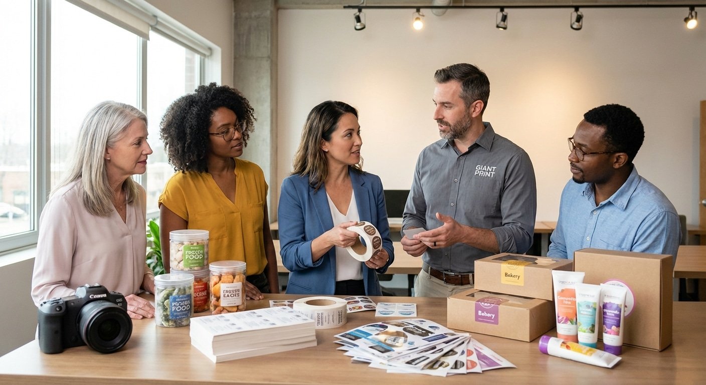 สติ๊กเกอร์กระดาษ vs PP กันน้ำ เลือกแบบไหนให้เหมาะกับสินค้า? - choose-right-sticker-material