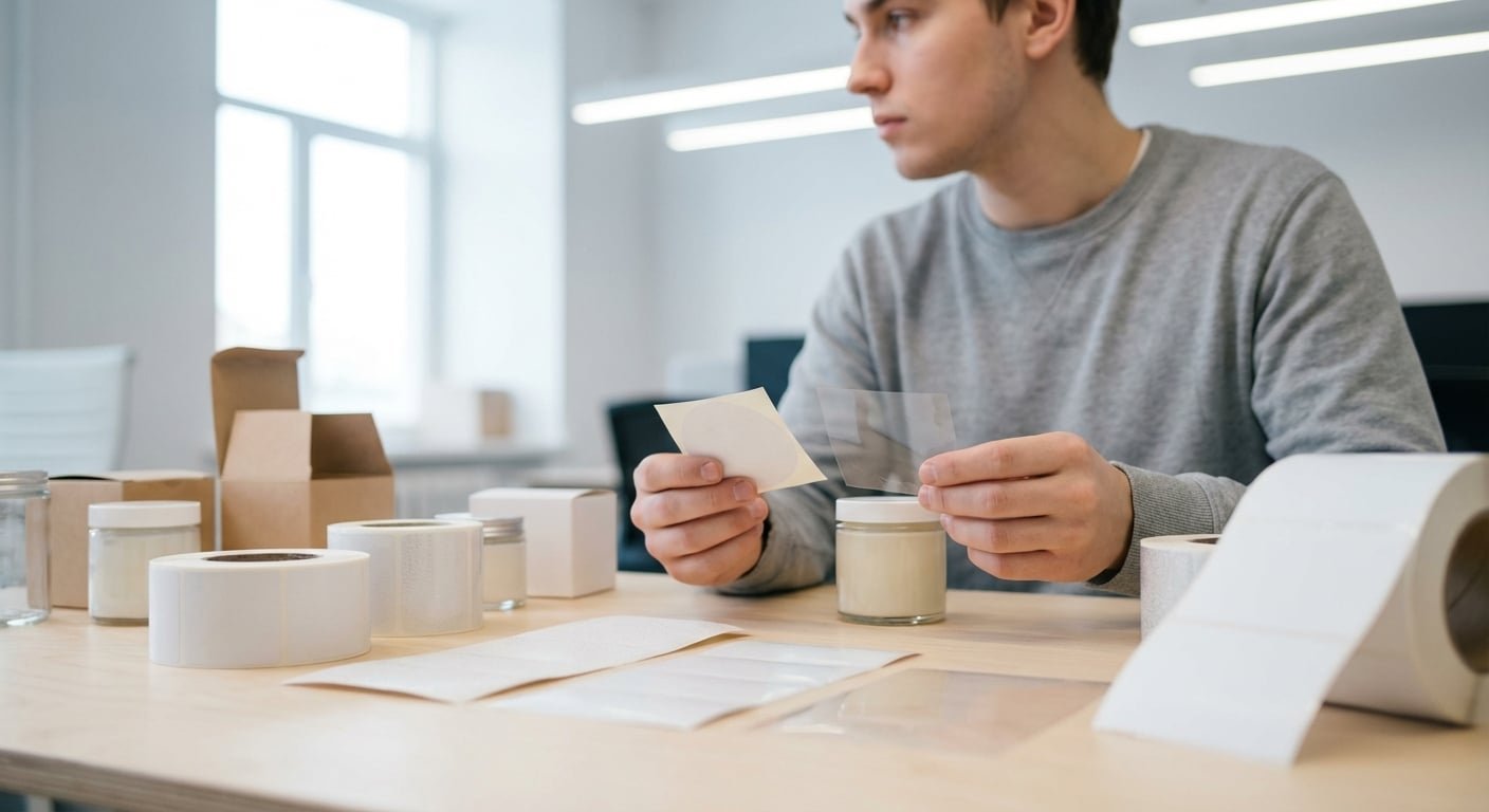 เลือกสติ๊กเกอร์ยังไงให้ปัง? เทียบชัดๆ PP, PVC, กระดาษ - choose-right-sticker-material-guide