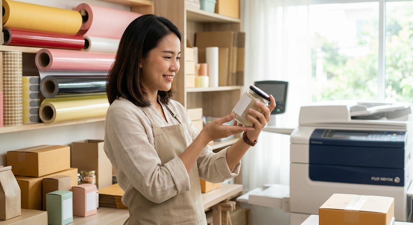 คัมภีร์ SME 2026! เลือกวัสดุสติ๊กเกอร์ฉลากสินค้าให้เป๊ะปัง - choose-sticker-material-guide