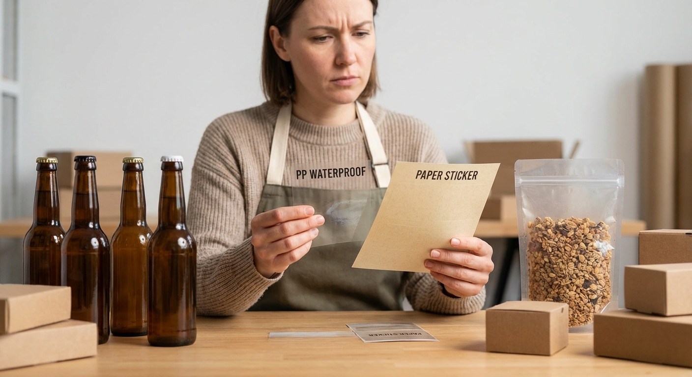 เลือกสติ๊กเกอร์ฉลากสินค้าอย่างไร ให้เหมาะกับบรรจุภัณฑ์ SME - choose-sticker-material-packaging-sme