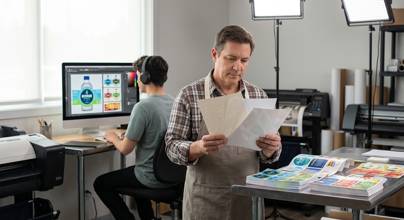 เลือกสติ๊กเกอร์ฉลากสินค้าให้ปัง! PP, PVC หรือกระดาษดี? - choose-sticker-material-sme-guide