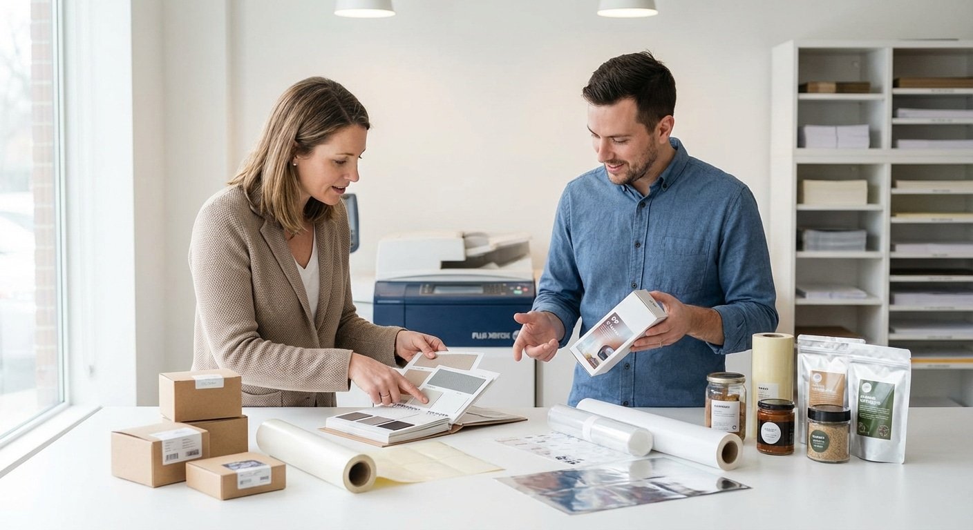 เทคนิคเลือกวัสดุสติ๊กเกอร์ให้เหมาะกับสินค้า SME - choose-sticker-material-sme-guide