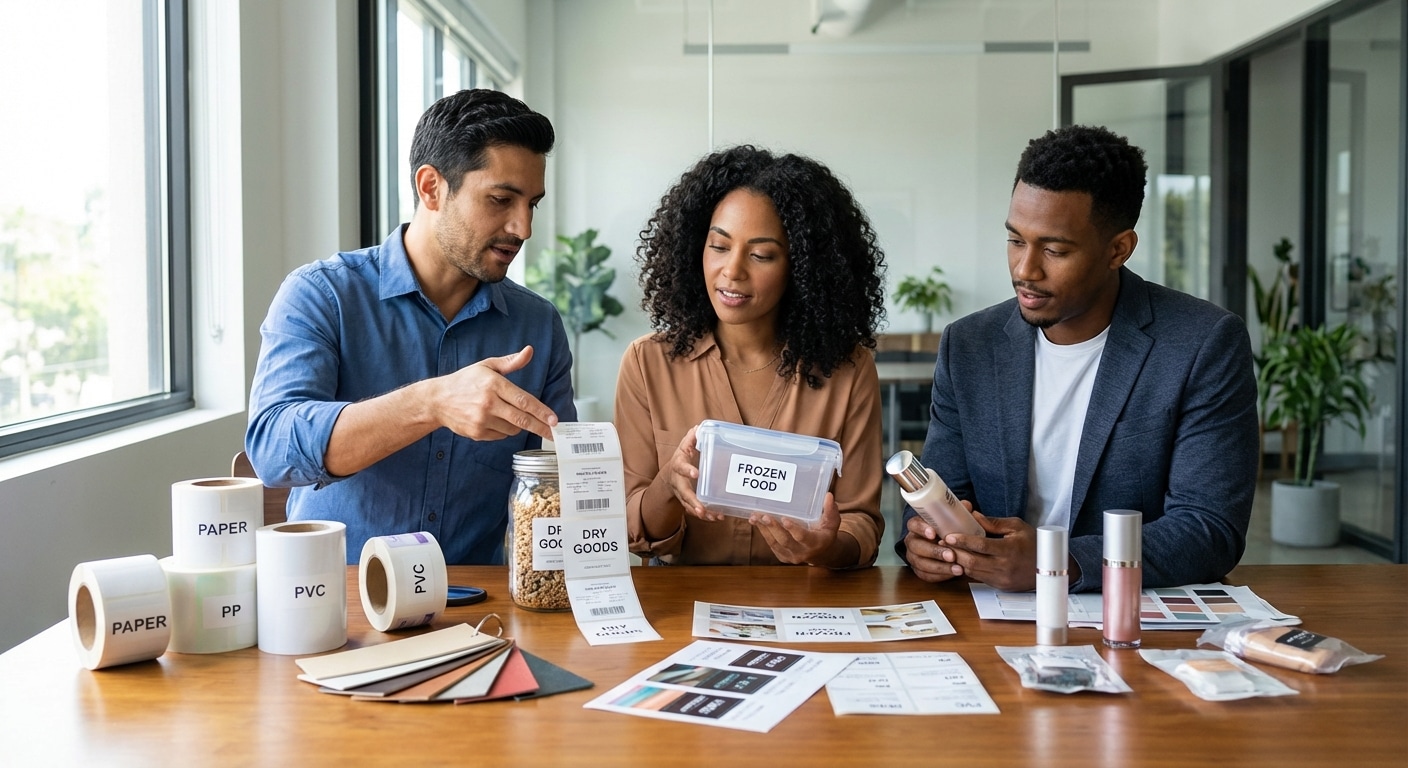 เจาะลึกวัสดุสติ๊กเกอร์! กระดาษ PP PVC เลือกแบบไหนดี? - choose-sticker-material-type